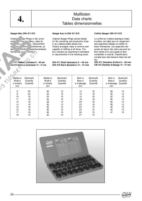 DIN 471/472  Seeger Orbis