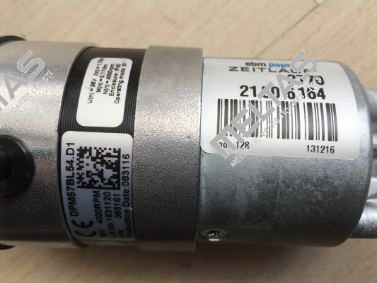 2770 21 50 6164  CODE:128 131216 - OEM for Wittur GmbH  EBM Papst