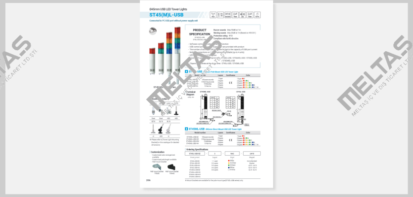 ST56EL-USB-BZ-3-RAG-LB18 Qlight