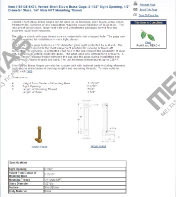 B-1138-8X01  Oil-Rite