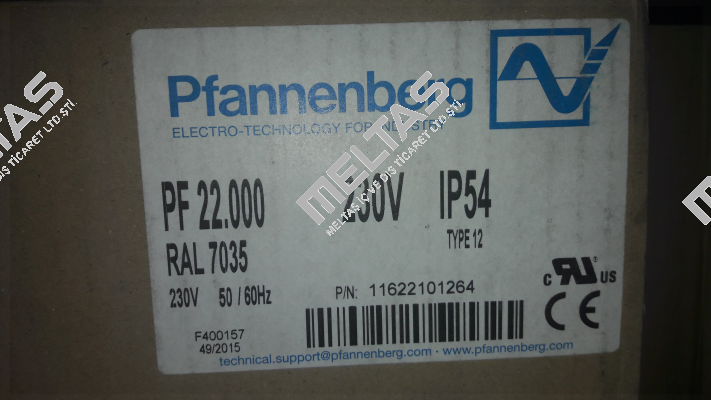 PF22.000 OEM- alternative 11622101055/ PF22.000  Pfannenberg