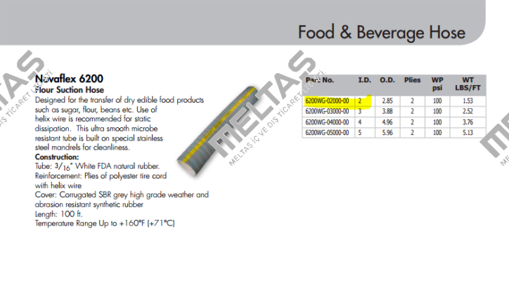 6200WG-02000-00  NOVAFLEX 