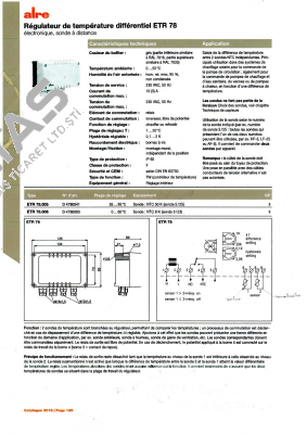 P/N: D4780041 Type: ETR 78.005  Alre