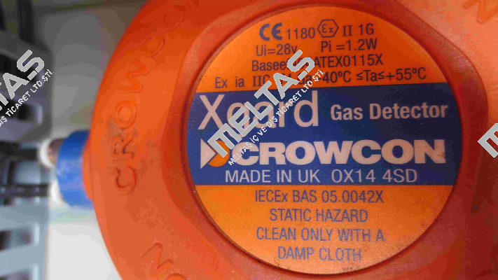 XGARD Type 1 O2 0-25% Vol  Crowcon