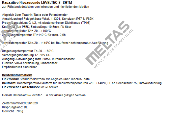  LEVELTEC S-SHTM  Hengesbach