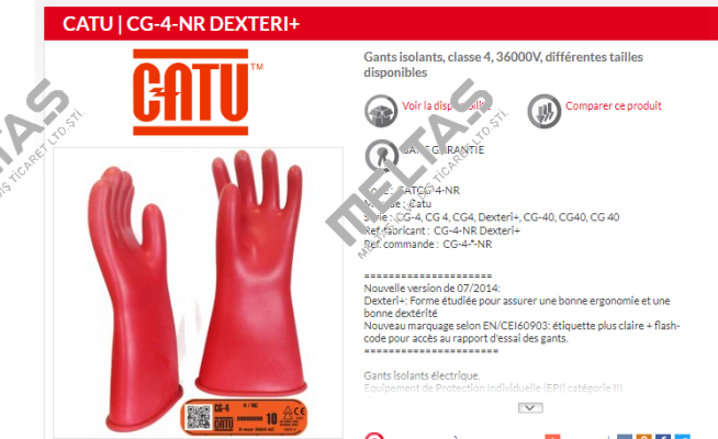 CG-4-NR Dexteri+ (code : CG-4-*-NR) Catu