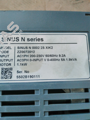 SINUS N 0002 2S XIK2 Sinus