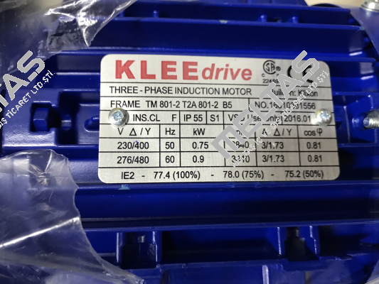 TM 801-2 T2A 801-2 B5  similar motor MS2 8024  Kleedrive