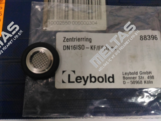 P/N: 88396 Type: DN 16 ISO-KF/FF/Inox  Leybold