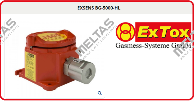 EXSENS BG-5000-HL  ExTox Gasmess-Systeme