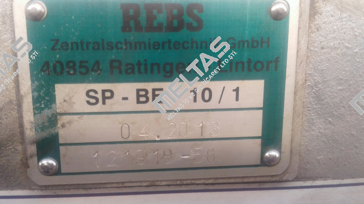 SP-BE 10  Rebs Zentralschmiertechnik