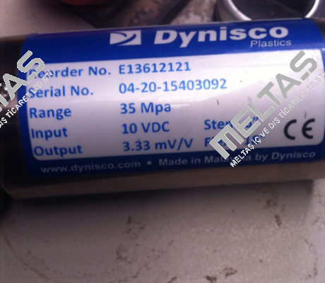 Model: E13612121    (ECHO-MV3-MPA-R21-UNF-HIR-S06-F18-NTR)  Dynisco