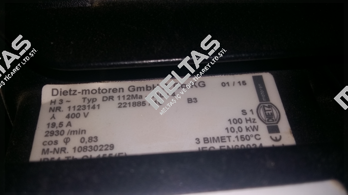 DR 112Ma-140/4 OEM for Rieter AG  Dietz-Motoren