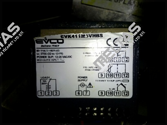 old code: EVK411M3VHBS, new code: EV3411M3 EVCO - Every Control