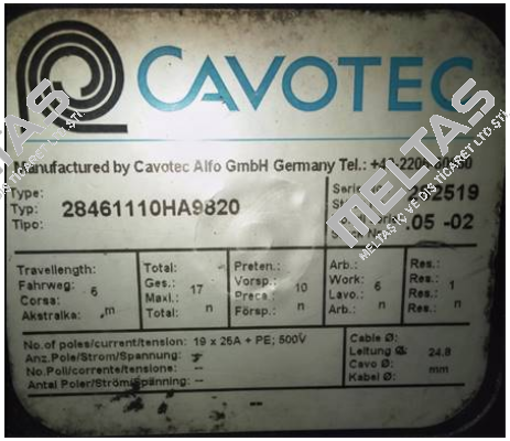 28461110HA9820 OEM  Cavotec