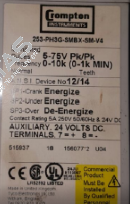 253-PH3G-SMBX-SM V4 CROMPTON INSTRUMENTS (TE Connectivity)