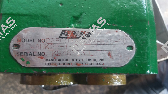 P2500B299AXHK25-00AHK25-1  Permco