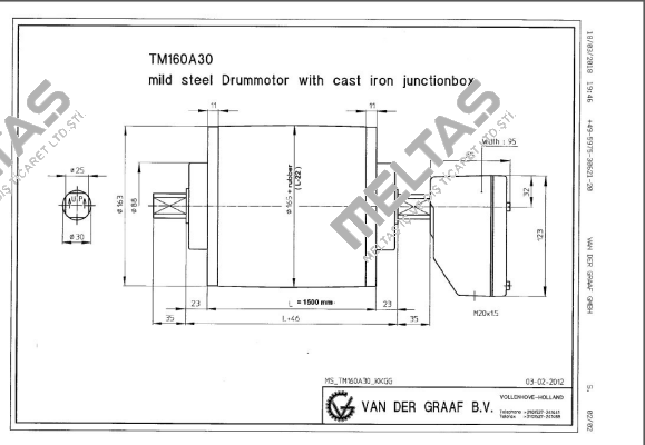 TM160A30-0410-1500  Van der Graaf