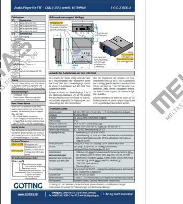 HG G-31500ZA  Gotting