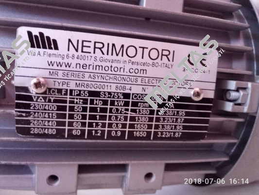 DNB0R080A41-B14 Neri Motori