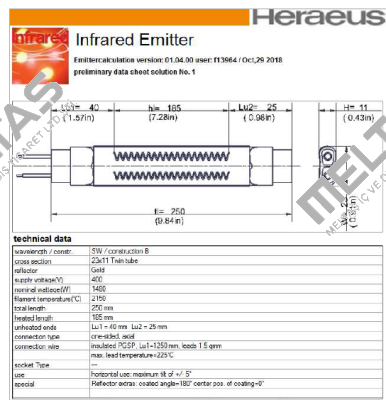 80150586 Heraeus