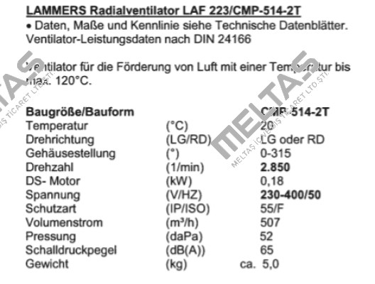 LAF 223/CMP-514-2T Sodeca