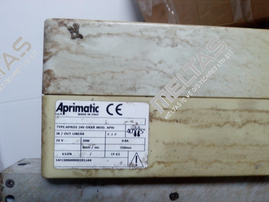 Type: APRI55 24V OXAR MOD. APRI Aprimatic