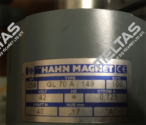 GLA070.508501 HAHN-MAGNET (Kendrion)