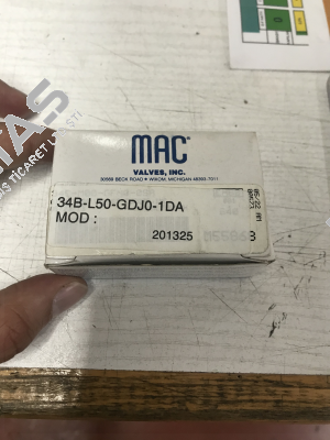 34B-L50-GDJ0-1DA МAC Valves