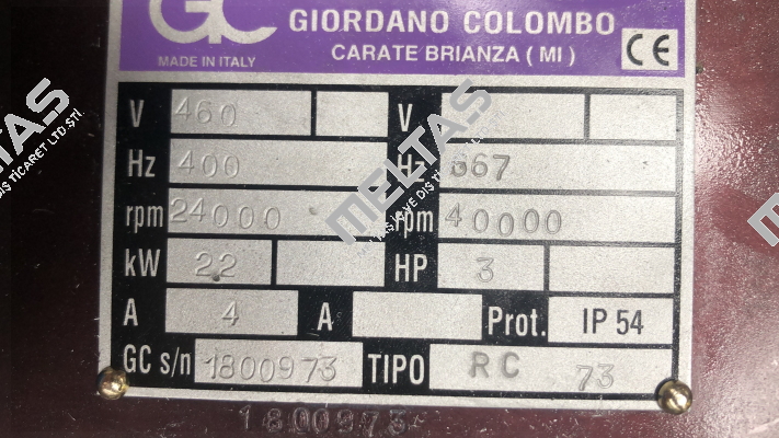 XNMRO17-886A GIORDANO COLOMBO