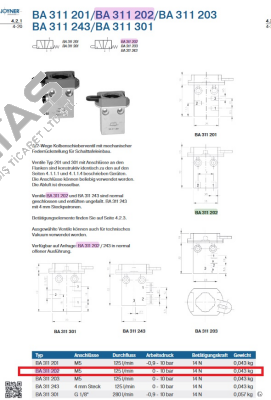 J70210171, Type BA 311202 M5 Joyner Pneumatic