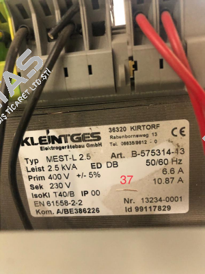 Type: MEST-L 2.5 B-575314-13 (OEM) Kleintges