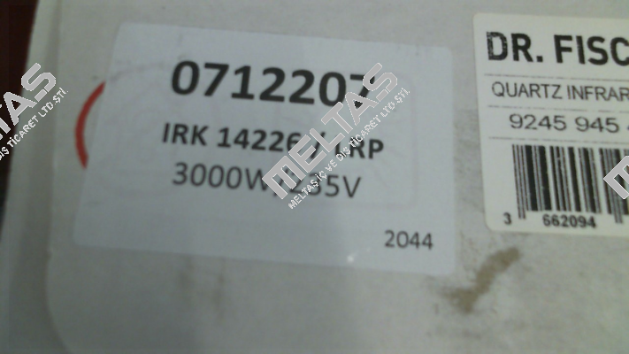 71-2207 / IRK DRF 14226 LRP 3000W 235V Dr. Fischer