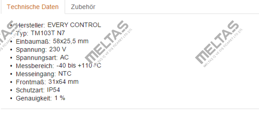 TM103T N7 (316180020) EVCO - Every Control