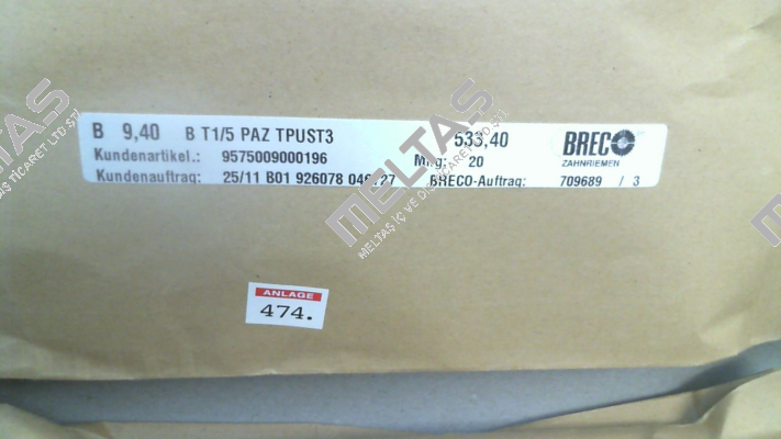 9,4 T1/5/533,4-PAZ (210XL037) Brecoflex