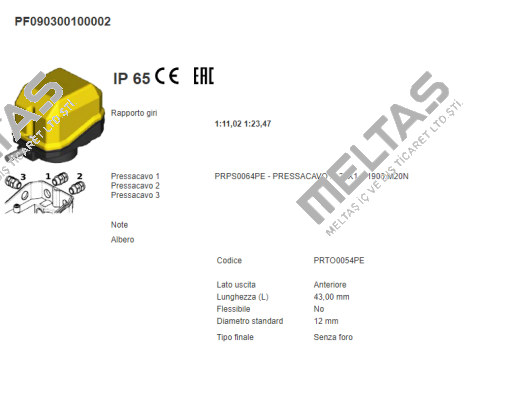 GF4C PF090300100002 Ter Tecno Elettrica Ravasi