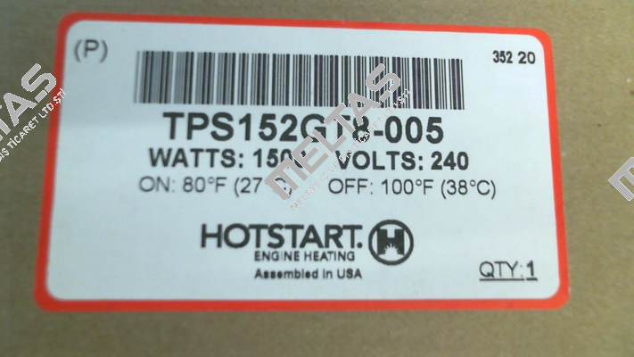 TPS152GT8-005 Hotstart