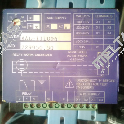 Type: AAL-111096 NO: 229950.50 obsolete,replaced by  AAL-2  Deif