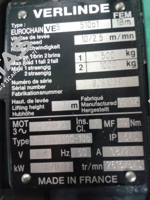 (0703C)  Eurochain VE5 510b1  Verlinde