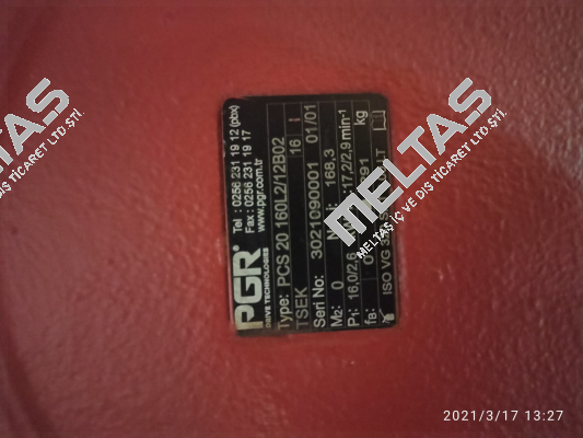 PCS20 160L2/12B02 PGR Drive Technologies