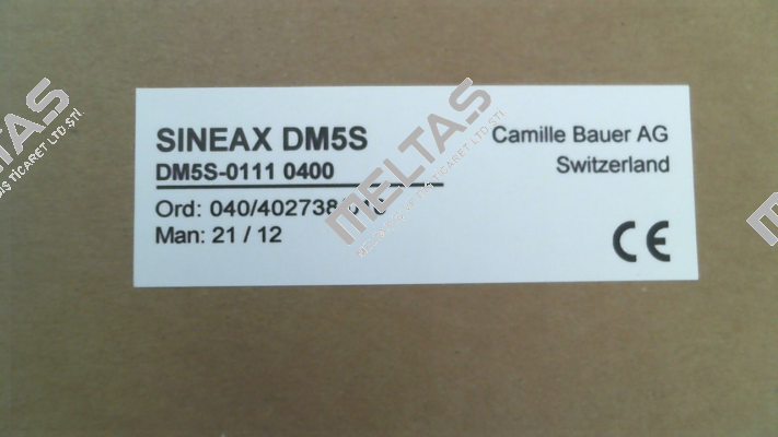 Sineax DM5S-0111 0400 Camille Bauer