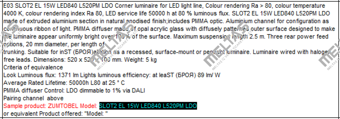 SLOTLIGHT INFINITY luminaire + corner 3  Zumtobel