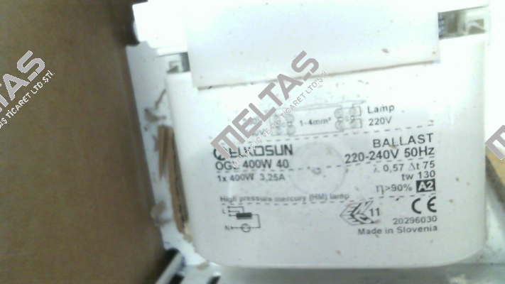 20296030 / OGL 400 W 40 220240/50 040A094 Tridonic