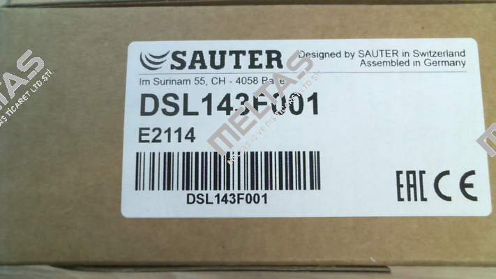 DSL143F001 Sauter