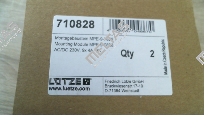 710828 / MPE-9 250V KL Luetze