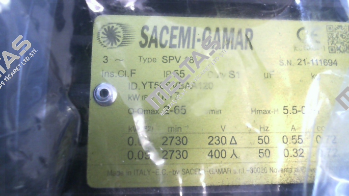 SPV 18 - 120 (ID.YT56SVBAA1205-1) Sacemi