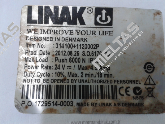 285100-00200110  Linak