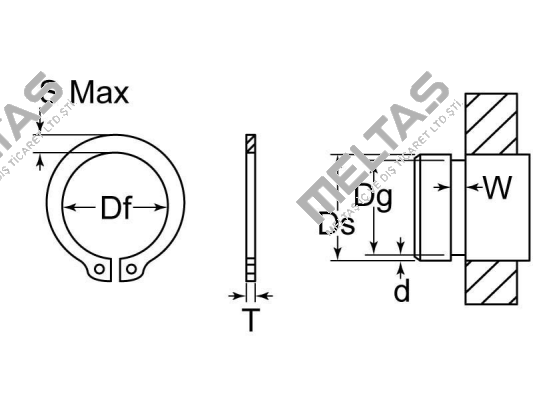 DSHR-025 Rotor Clip