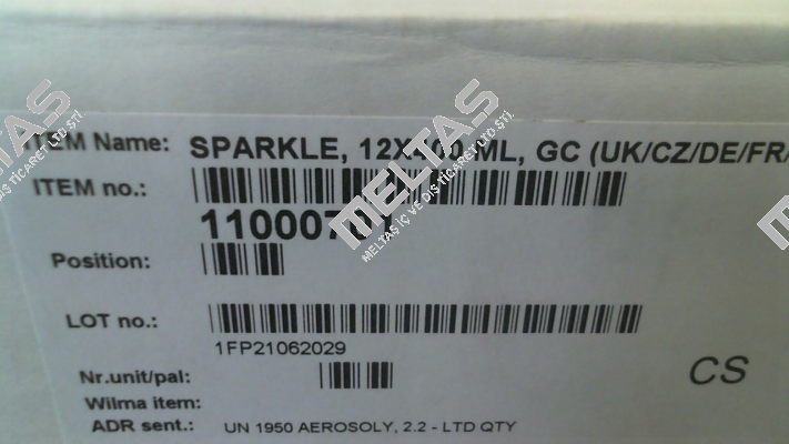 1100 0701 Sparkle (1 pack - 12 pcsX400 ML) Chemsearch