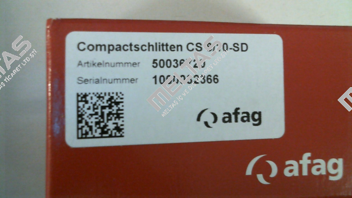 CS 8/10-SD  /  50036720 Afag